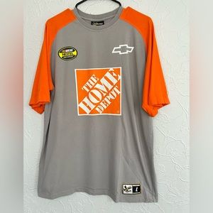 Vintage Chase Authentics Nascar Tony Stewart RACING T Shirt SIZE L DOUBLE SIDED